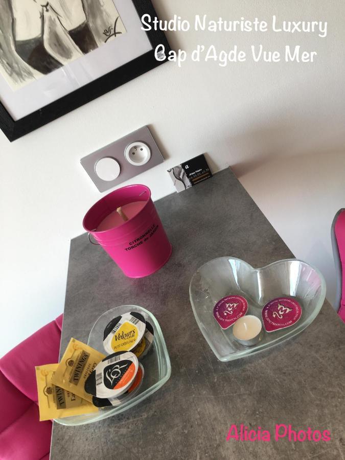 Studio Naturiste Luxury Cap d Agde Vue mer Leilighet Eksteriør bilde